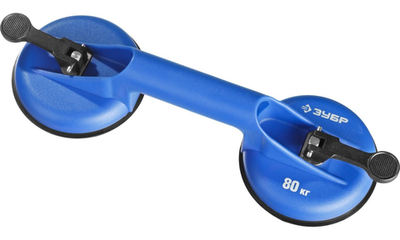ЗУБР ABS, 80 кг, двойной подъемник на присоске, Профессионал (3372-2)