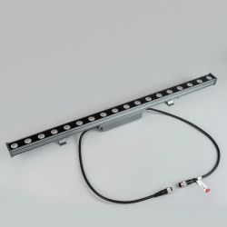 Линейный прожектор AR-LINE-760-18W Warm3000 (GR, 15x60 deg, 230V) (Arlight, IP65 Металл, 3 года) 045371