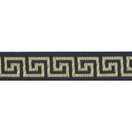 Лента жаккардовая 16 мм "Gamma", отделочная, цв.т.синий