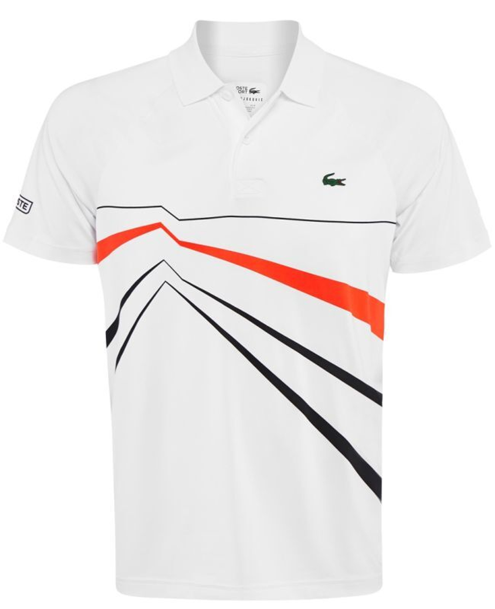 Футболка для мальчика теннисная Lacoste Boys' SPORT Novak Djokovic  Collection Jersey Polo - white/black/red - купить по выгодной цене |  Теннисный магазин tennis-store.ru lacoste djokovic collection