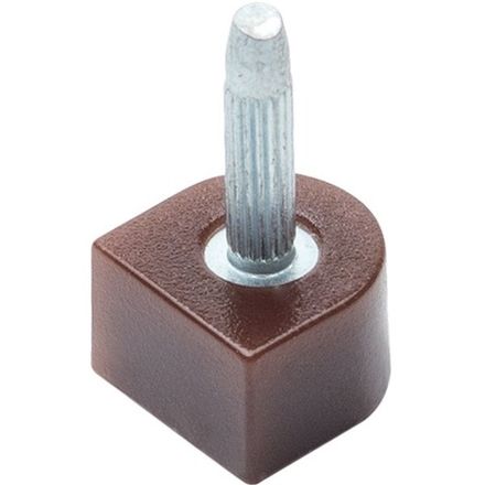 Набойки штучные Basf 15х15х7,5мм, штырь 3мм, коричневый