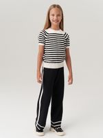 АТ570-1 Брюки для девочки черный