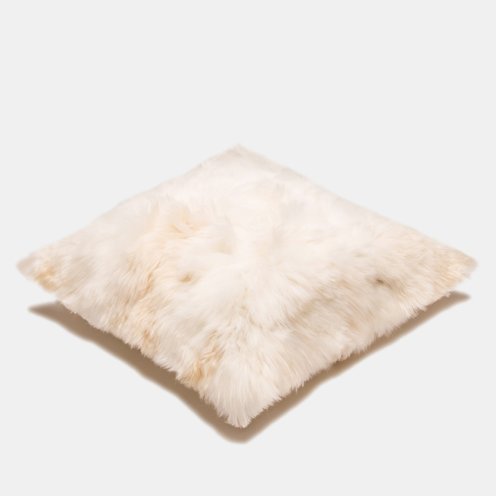 Подушка 40х40 Alpaka Yaku Wheat Light Beige светло-бежевая