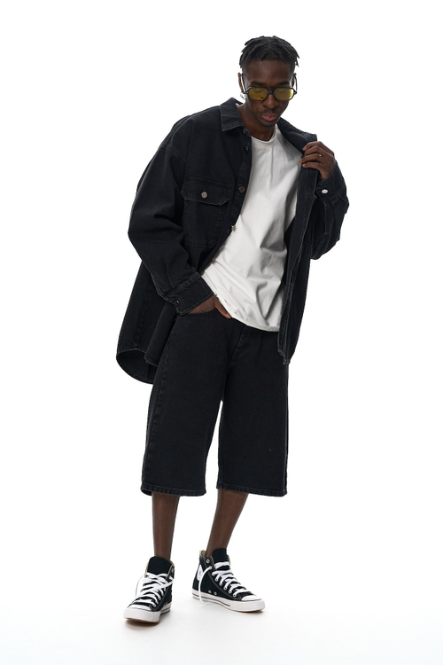 Косуха из джинсы мужская, синий