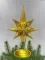 Елочная макушка Звезда Востока 25 см., пластик, золото, Christmas DeLuxe (89604)