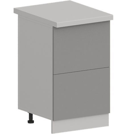 Кухня Модуль ШН2Я 500 Белый / Лайт Грей