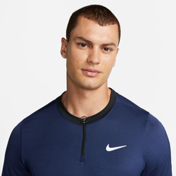 Мужская теннисная футболка теннисная Nike Dri-Fit Adventage Camisa - midnight navy/black/white