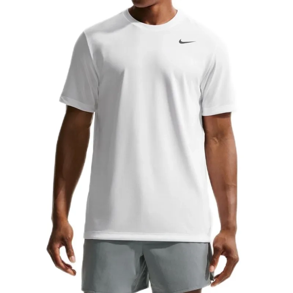 Мужская теннисная футболка Nike Dri-Fit Legend - white/black