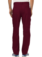 Брюки медицинские мужские Cherokee WW140 на молнии, винный, M