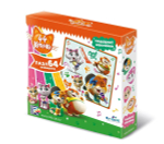 Пазл 64эл. 44 Котенка. Лампо и команда (Оригами)