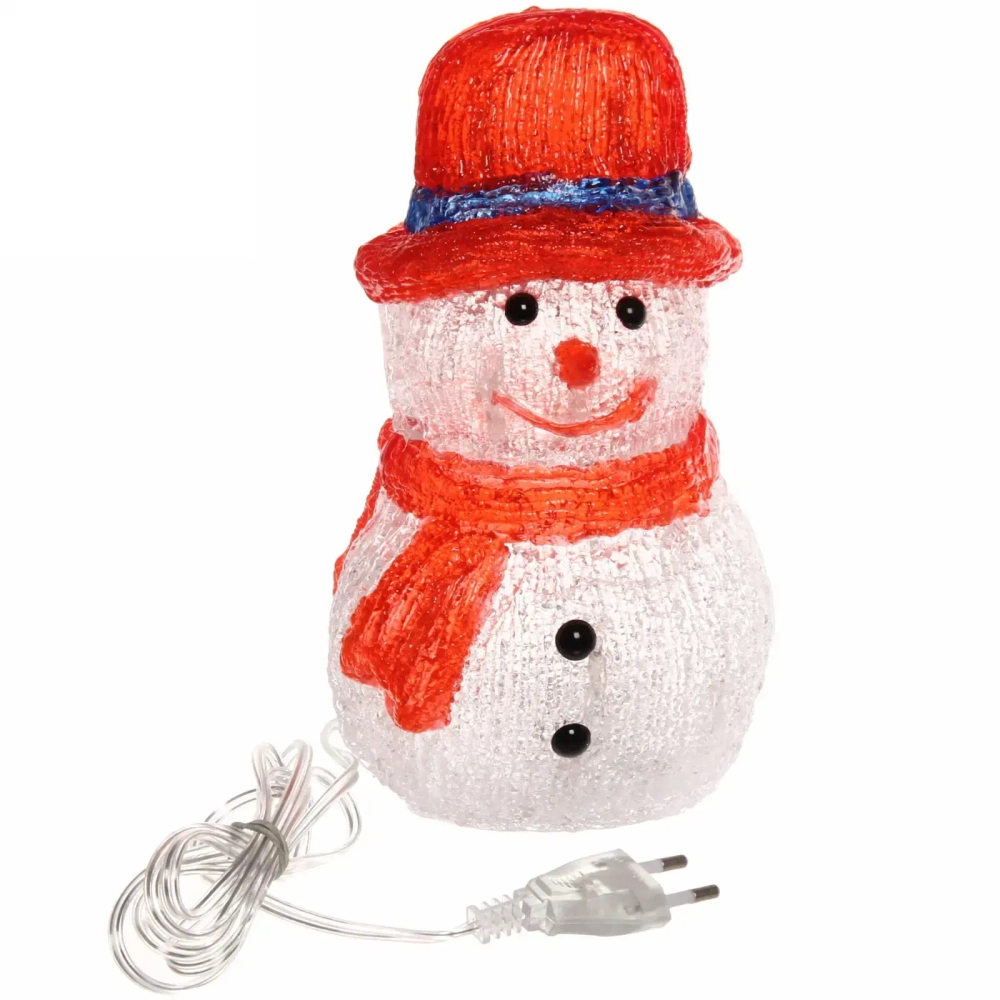 Фигура светодиодная «Снеговичок» 13х10х23 см, 20 ламп LED