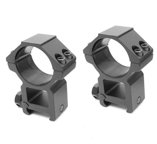 Кольца высокие на планку Пикатинни-Вивера (труба прицела 30 мм)