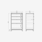 Высокий комод Case CS020