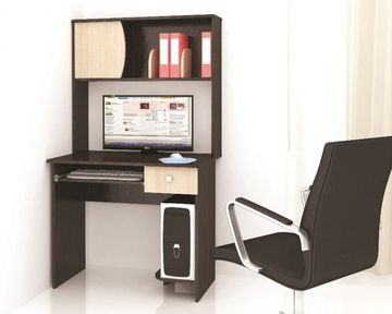 Стол письменный ГРЕТА-4 венге / дуб молочный