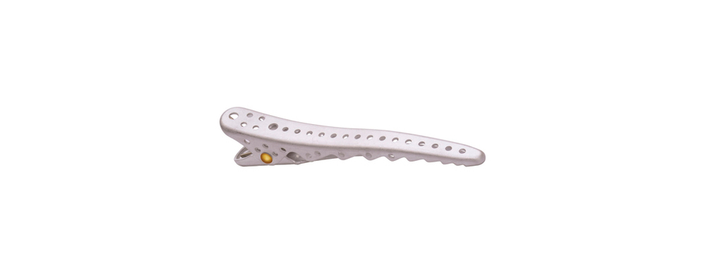 Зажимы Y.S.Park  Shark Clip YS-12*08 (8 шт.) серебряные
