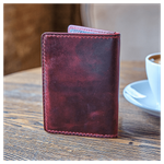 Кожаная обложка на паспорт «Шаманка» (фигура)