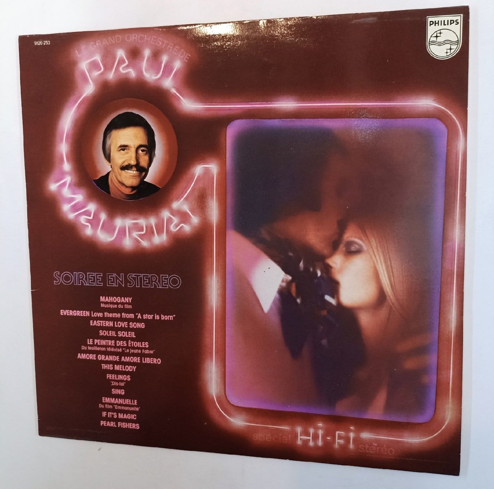 Винтажная виниловая пластинка Поль Мориа Le Grand Orchestre De Paul Mauriat Soiree En Stereo (France 1977)