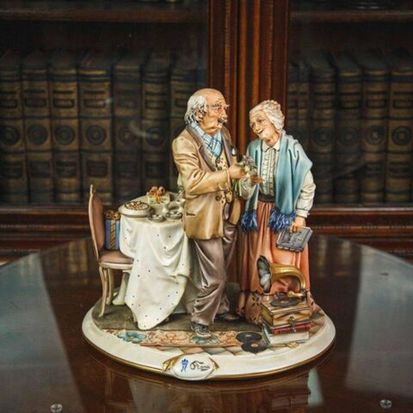 Винтаж: Фарфоровая мануфактура Capodimonte. «История Любви»