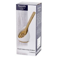 Подставка под ложку (с ложкой) " " 10*10*22см. (подарочная упаковка)