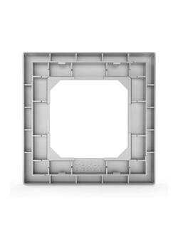 Рамка 1-м Pixel алюм. TOKOV ELECTRIC TKE-PX-RM1-C03