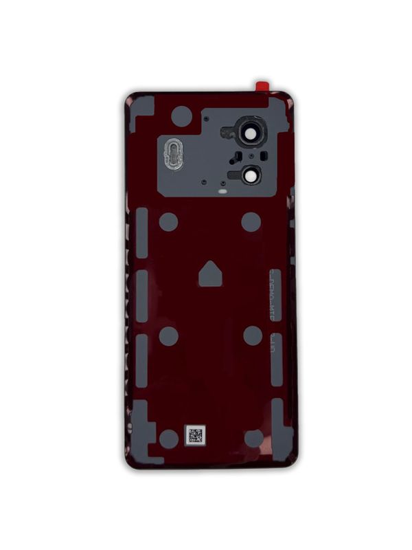 Задняя крышка для  Iqoo Z9 Turbo черная (Black) со стеклом камеры