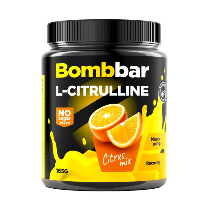 L-Цитруллин &quot;Цитрус&quot;, L-Citrulline Citrus mix, Bombbar, 165 г