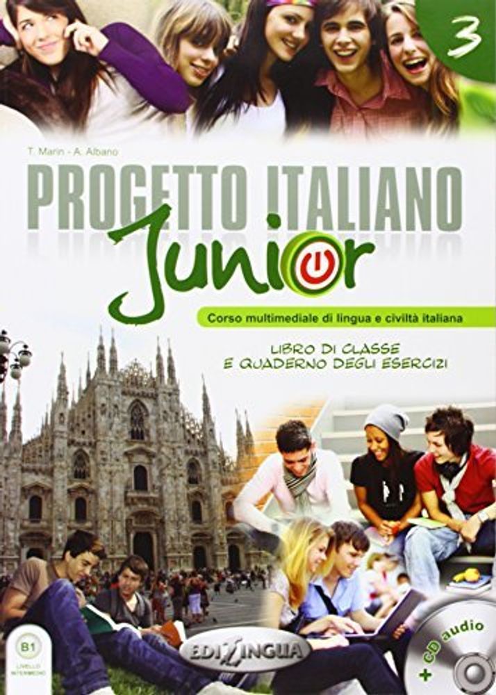 Nuovo Progetto Italiano Junior 3 Libro + Quaderno + DVD