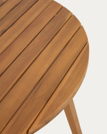 Круглый уличный стол Vilma из массива акации Ø 90 см 100% FSC