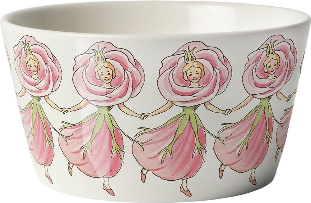 Салатник Design House Stockholm Elsa Beskow, фарфор, 13 см, розовый