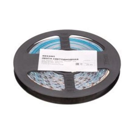 Лента светодиодная 12В, SMD2835, 19,2Вт/м, 240 LED/м, 4000K, 10мм, 5м,IP20 REXANT