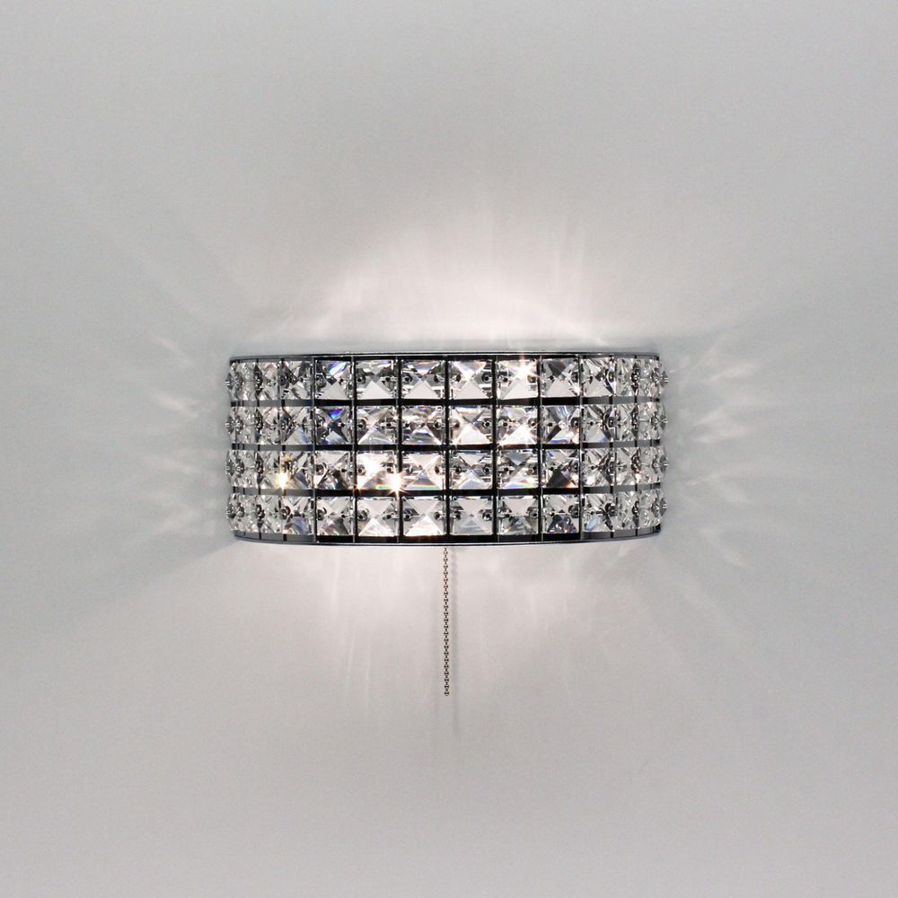 Citilux Портал CL324301 Бра хрустальное с выключателем Хром