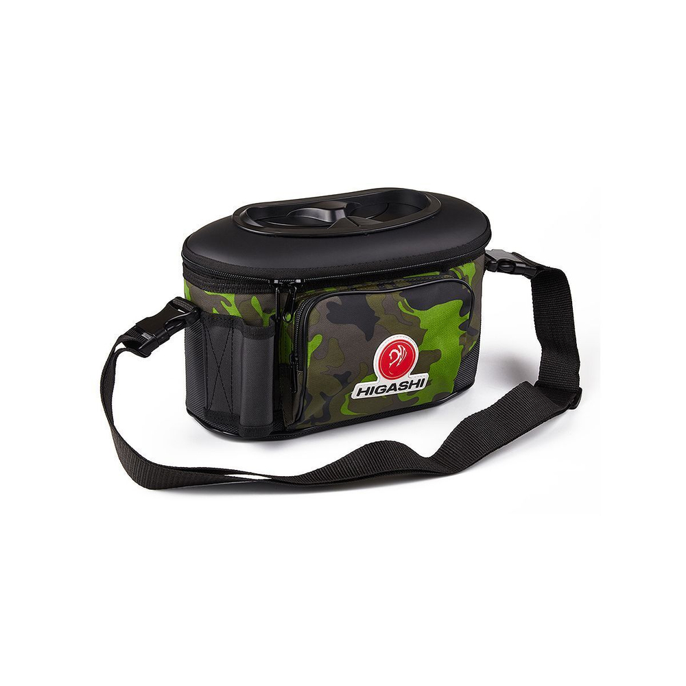 Термокан рыболовный HIGASHI Live bait box 4.5L#Green Camo