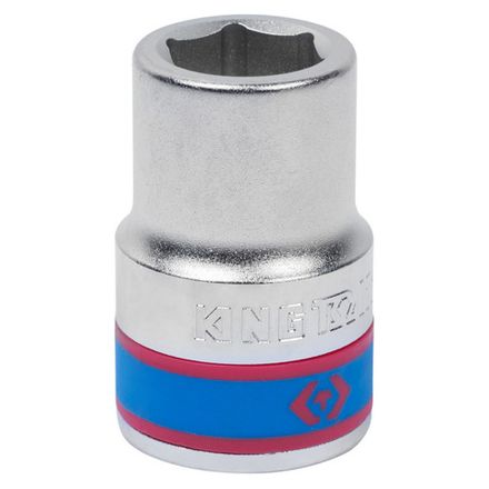 Цена на KING TONY (633517M) Головка торцевая стандартная шестигранная 3/4", 17 мм