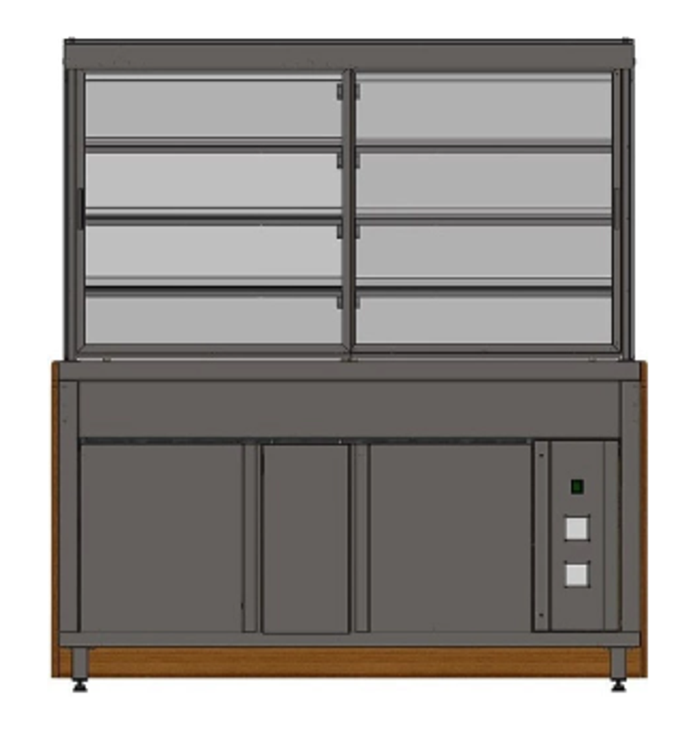 Витрина нейтральная с дверками раздачи REFETTORIO Capital RC23AN