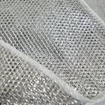 Салфетка для уборки 20*20см 5шт, лавсан с металлизированной нитью, NNDC32