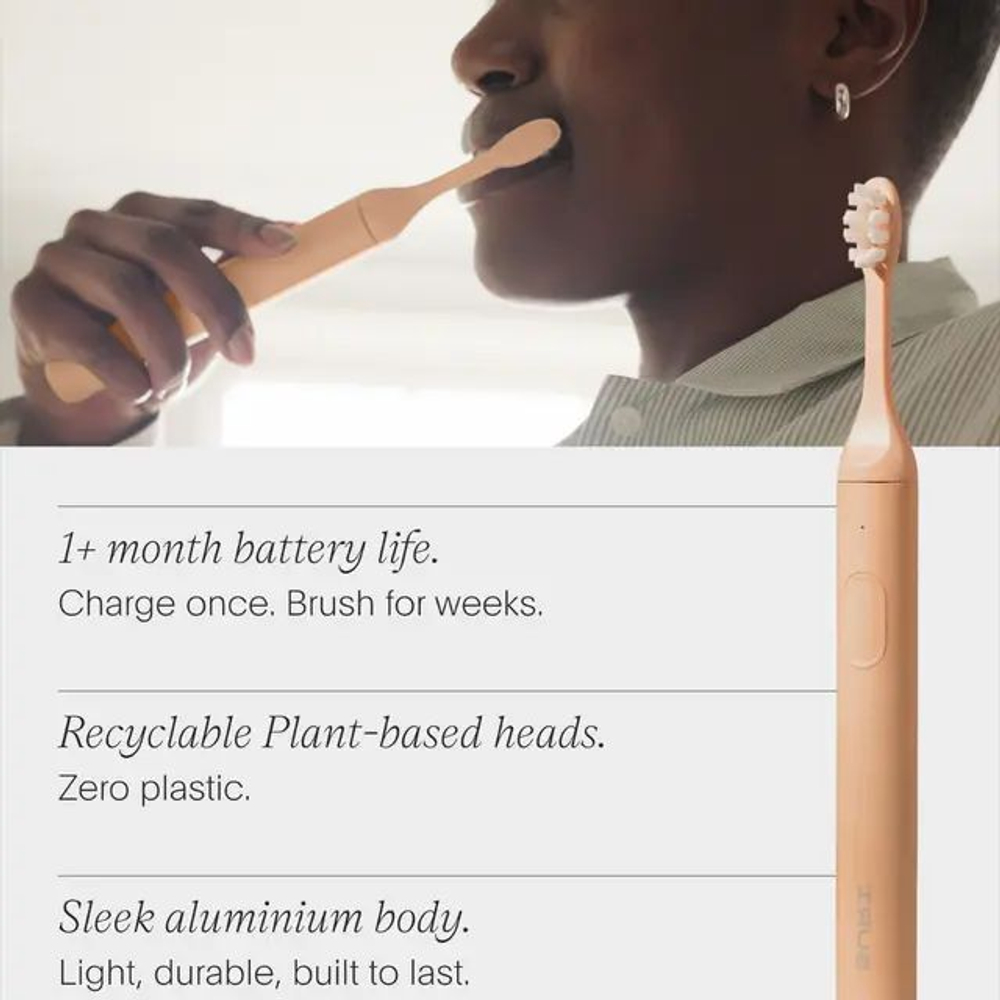 SURI Электрическая зубная щетка 2.0 Sonic Electric Toothbrush with UV Cleaning Travel Case, Sunset Bloom