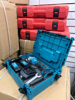 УШМ Makita аккумуляторная бесщеточная 125мм с регулировкой оборотов/ 2 АКБ в