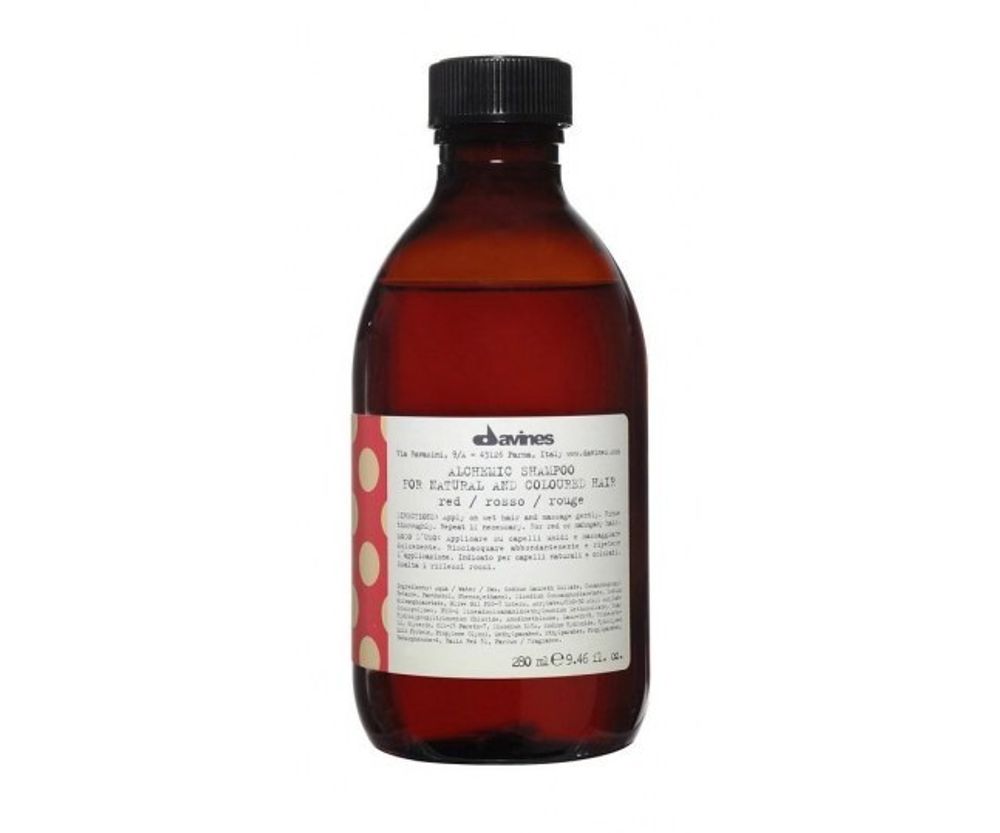 Шампунь «Алхимик» для натуральных и окрашенных волос DAVINES Alchemic Shampoo - Red 280 мл