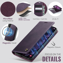 Чехол-кошелек CaseMe 2 in 1 MagSafe Samsung Galaxy A36