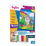 Аппликация из песка неоновая "Буба" 17*23см. 100NEONSAND-BUBA (Мультиарт)