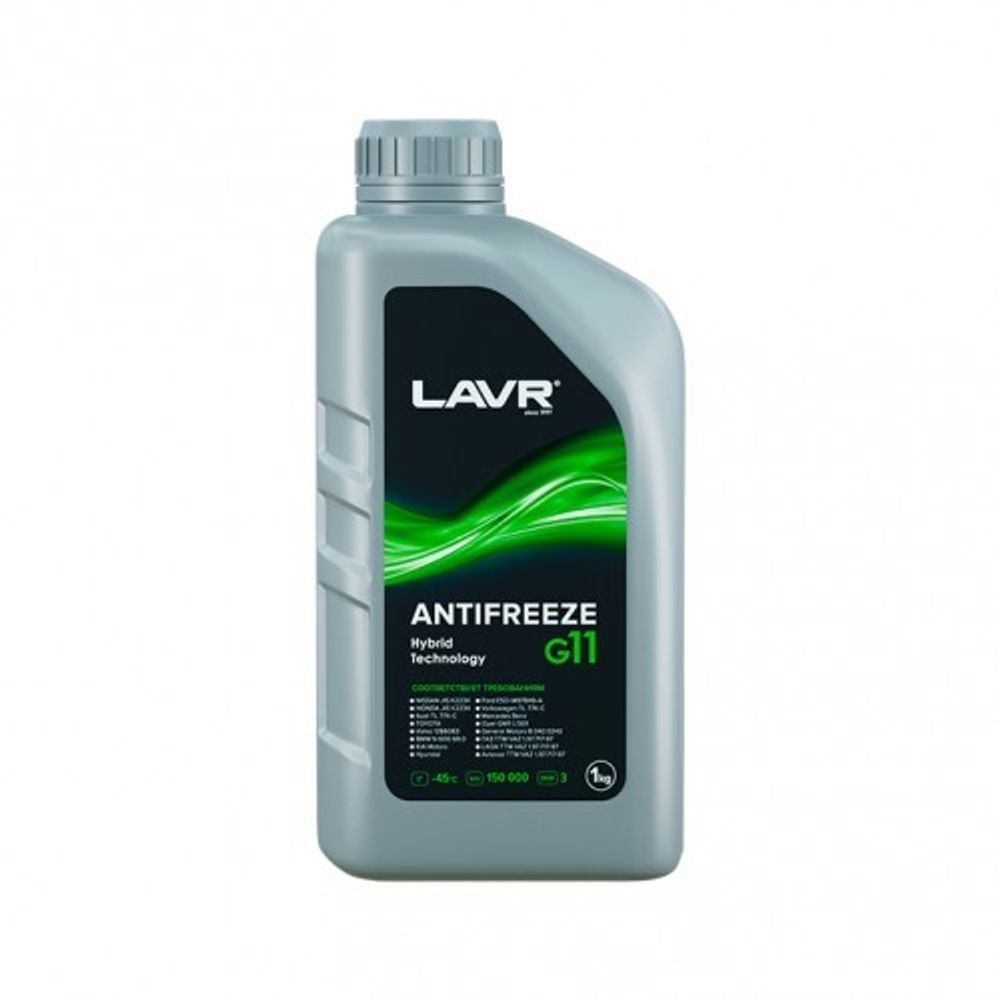 LAVR Охлаждающая жидкость Antifreeze G11 -45°С, 1л