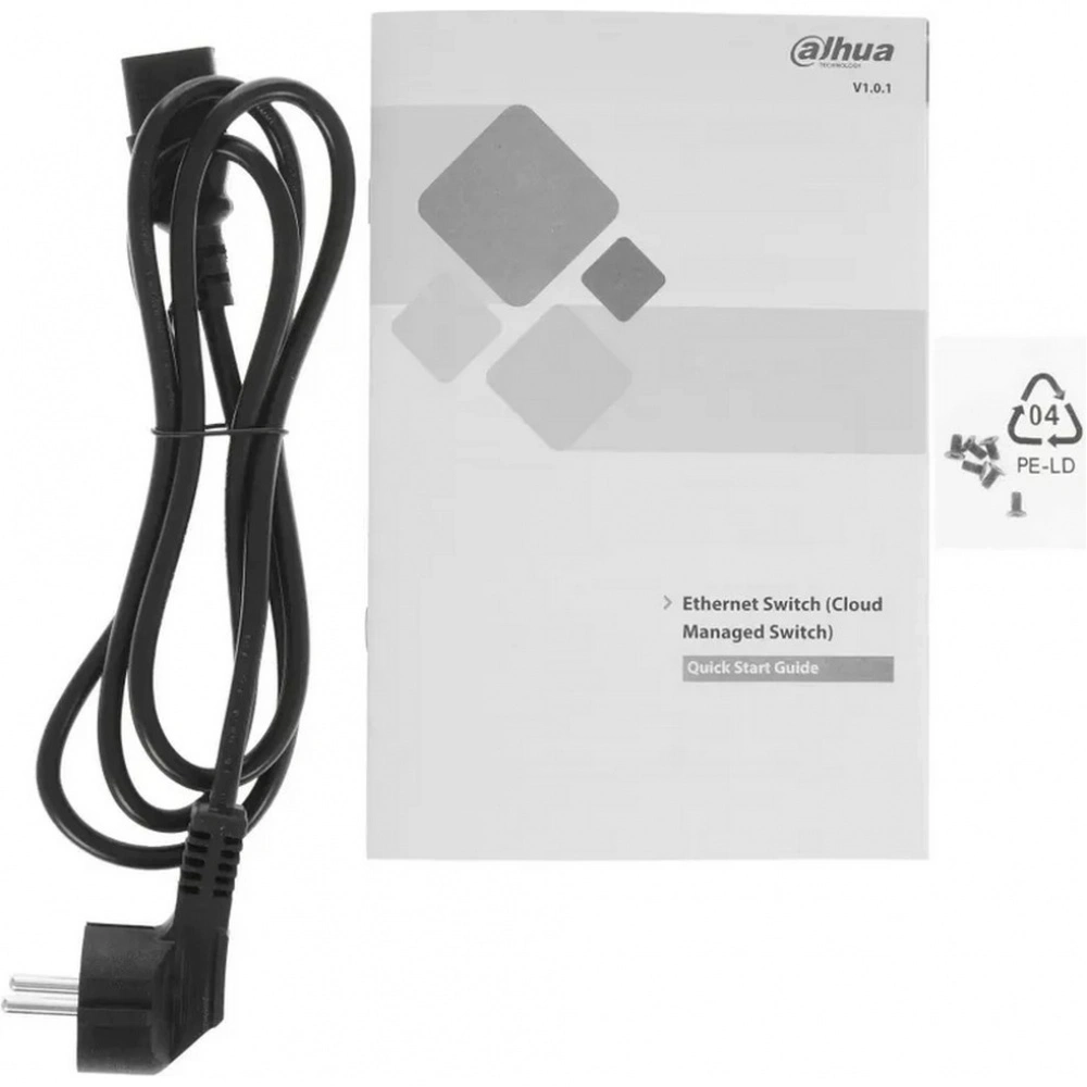 Коммутатор Dahua DH-S4228-24GT-240 (L2) 28x1Гбит/с 2SFP 24PoE 240W управляемый