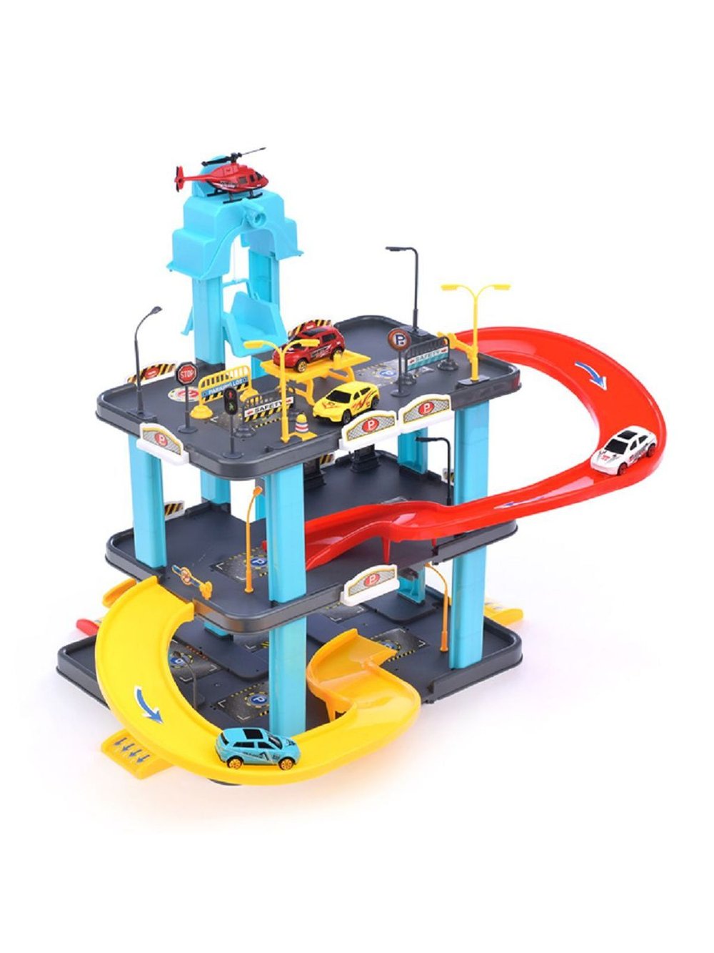 Игровой набор (Парковка) в коробке. Размеры парковки: 57х44х46 см. (A239)