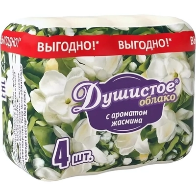 Мыло НМЖК 4х70г Душистое облако Жасмин (18)