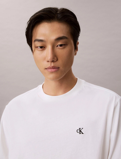 Лонгслив Calvin Klein Monogram Relaxed Bright White