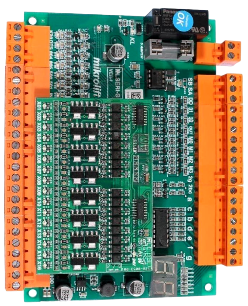 Плата MLSERI-S VER-1 (Плата коммуникации) MIKROLIFT.