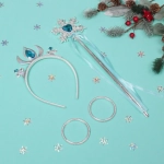 Набор карнавальный «Очаровательная зима» (ободок,палочка, браслет), микс цветов