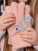 Перчатки детские (Розовый)