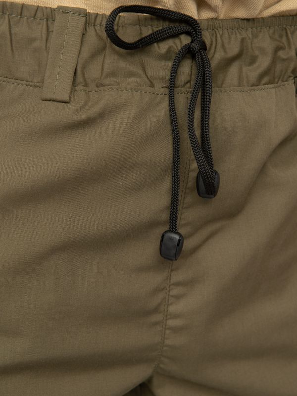 Брюки летние Стрелок ткань Смесовая (Сорочка) цвет Хаки