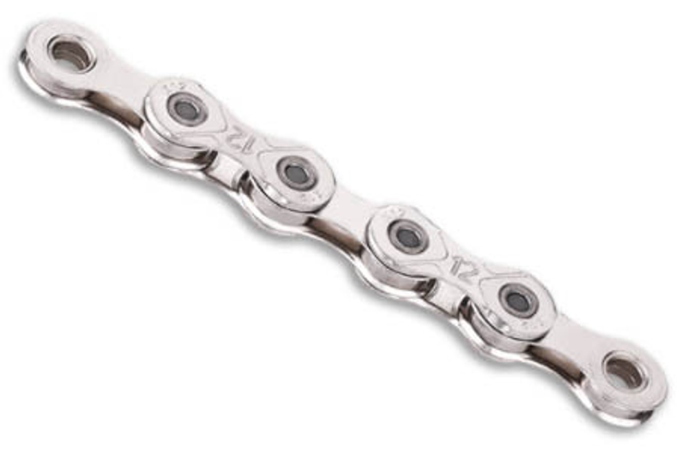 Цепь KMS X12 1/2"x11/128", 126 зв, 12 скор, серебристая, с замком, инд уп.